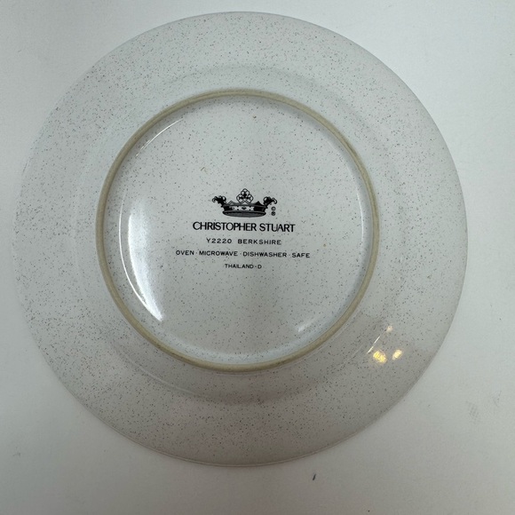 4 Piece Vintage CHRISTOPHER STUART Y2220 BERKSHIRE SAUCERS THAILAND USED GHA1 - Picture 6 of 12